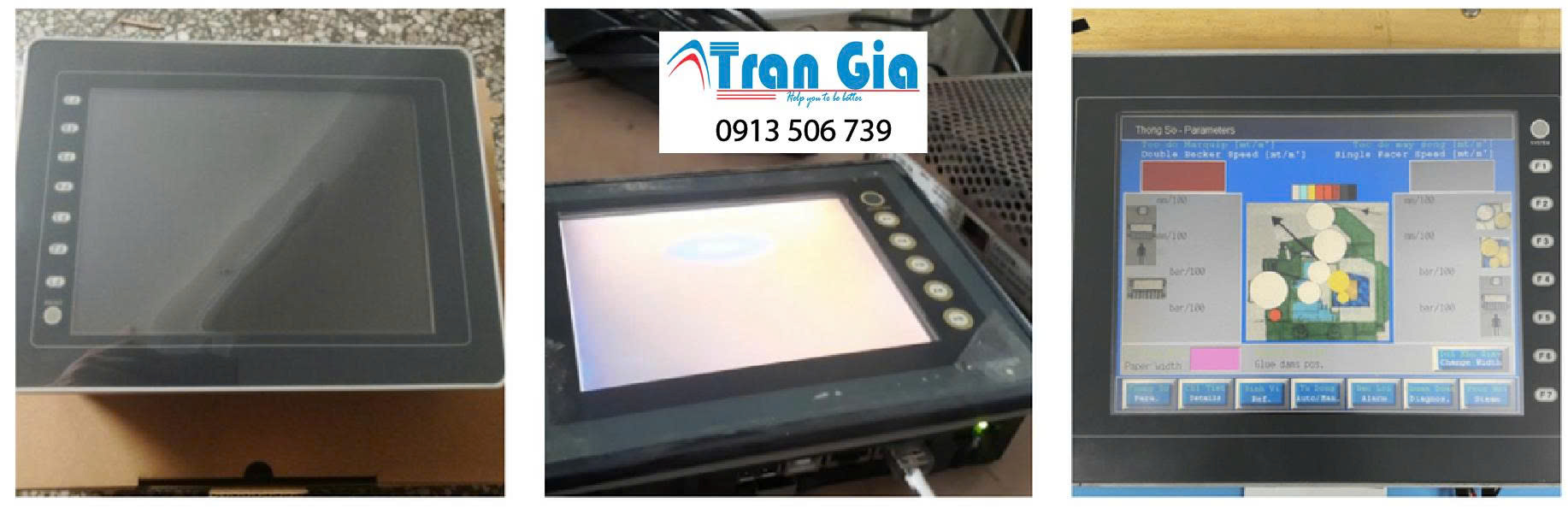 Trung tâm sửa màn hình HMI công nghiệp báo lỗi, màn hình nhờ, nhem, mờ, không lên nguồn...bảo hành lên tới 6 tháng