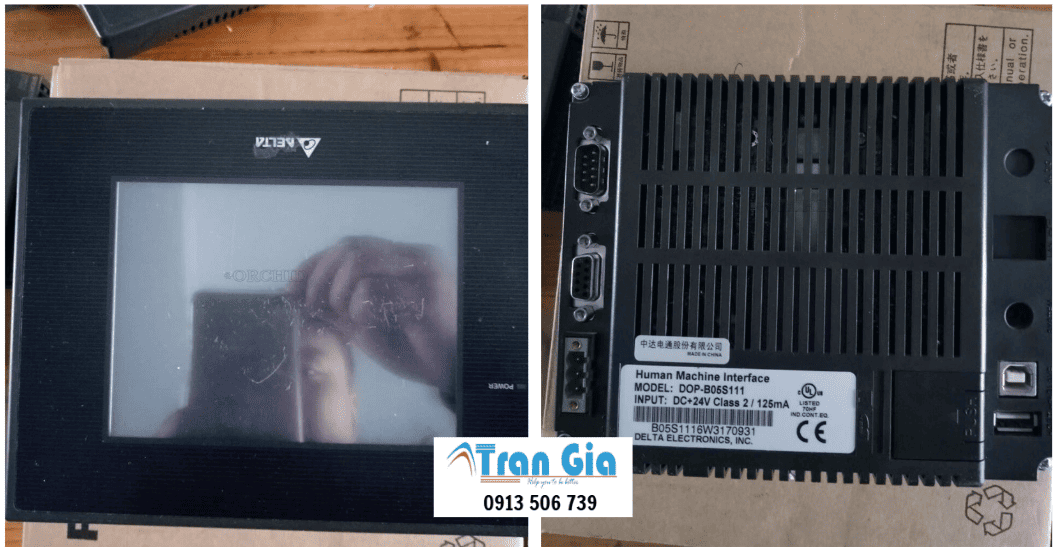 Hình ảnh một số màn hình HMI được trong quá trình sửa chữa tại Trần Gia Automation 