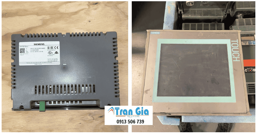 Hình ảnh một số màn hình HMI được trong quá trình sửa chữa tại Trần Gia Automation 