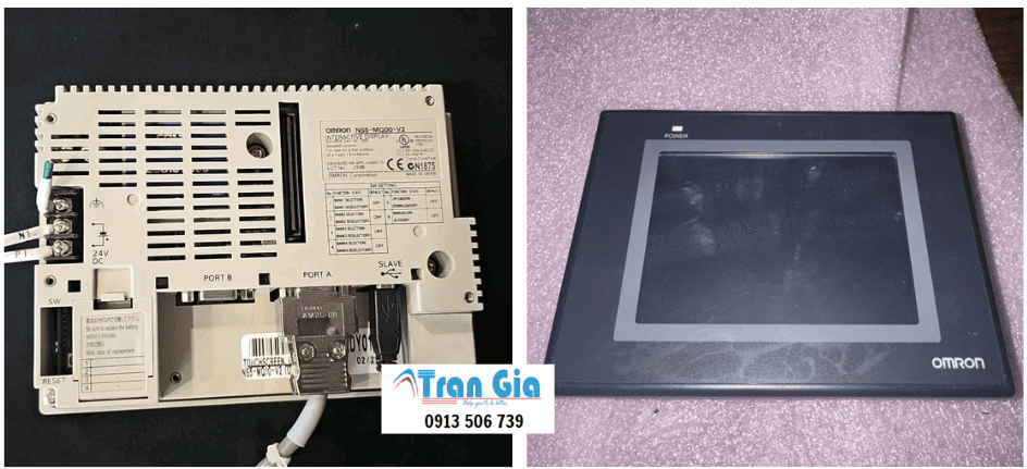 Sửa màn hình Omron lỗi cảm ứng bấm không được, bấm màn hình bị đơ, thay cảm ứng màn hình sửa lấy gấp