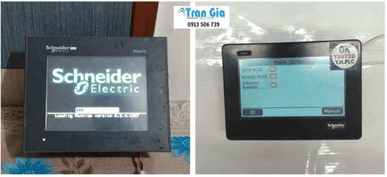 Sửa Màn hình Schneider lỗi cảm ứng Bấm không được, Bấm Màn hình Bị Đơ, Thay cảm ứng Màn hình sửa lấy gấp