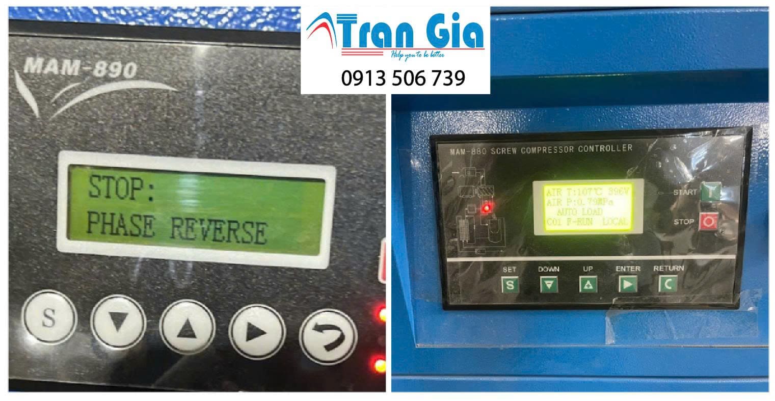 Hình ảnh một số màn hình HMI được trong quá trình sửa chữa tại Trần Gia Automation 