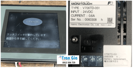 Chuyên sửa màn hình HAKKO MONITOUCH V810CD báo lỗi lấy ngay được