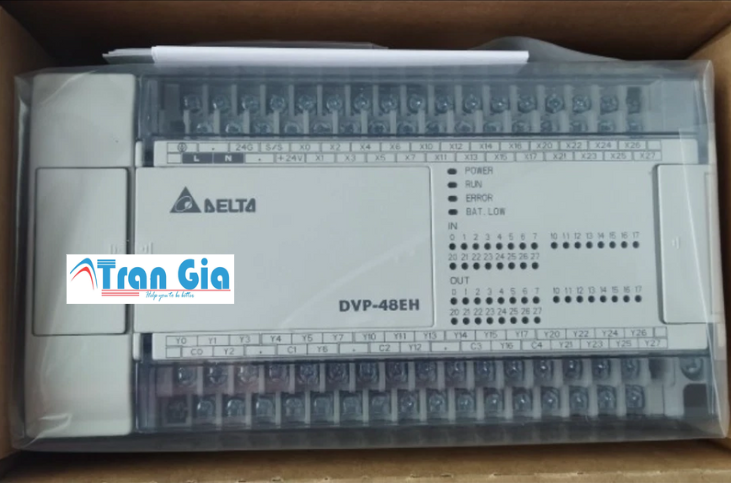 Bộ lập trình PLC Delta DVP48EH00R2 24 In/24 Out