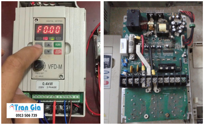 Công ty sửa biến tần Delta VFD-M linh kiện chính hãng