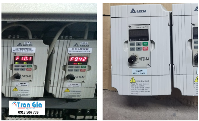 Công ty sửa biến tần Delta VFD-M linh kiện chính hãng