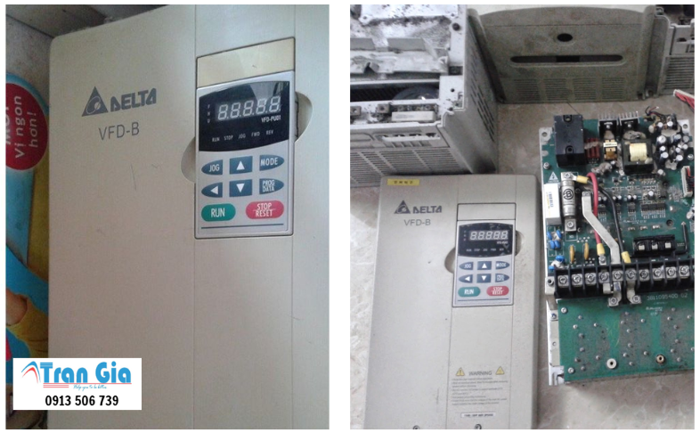 Công ty sửa biến tần Delta VFD-B uy tín linh kiện chính hãng