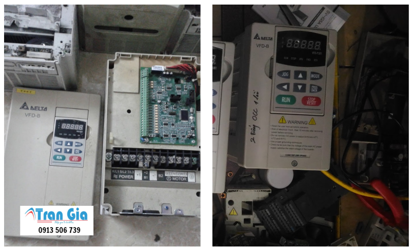 Công ty sửa biến tần Delta VFD-B uy tín linh kiện chính hãng