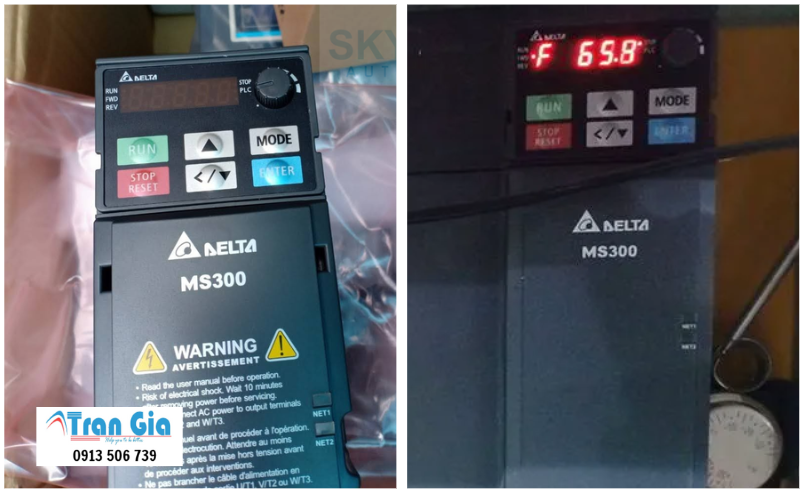 Sửa biến tần Delta dòng MS300 uy tín bảo hành linh kiện chính hãng 100%