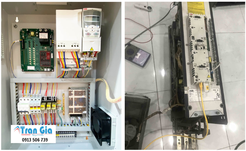 Sửa biến tần ABB ACS355 báo lỗi cam kết linh kiện chính hãng