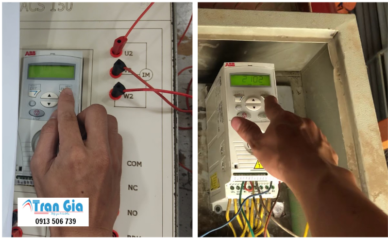 Sửa biến tần ABB ACS355 báo lỗi cam kết linh kiện chính hãng