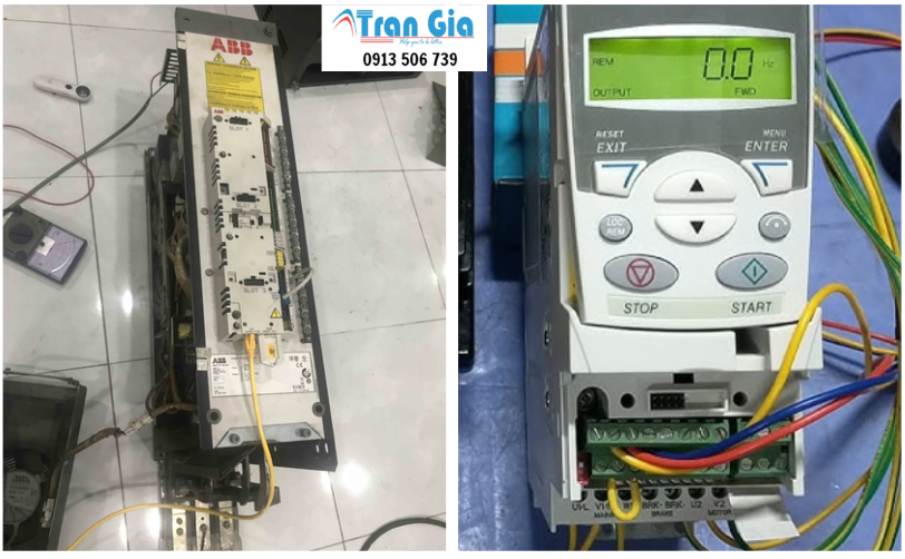Sửa biến tần ABB dòng mới ACS480 linh kiện chính hãng 100%