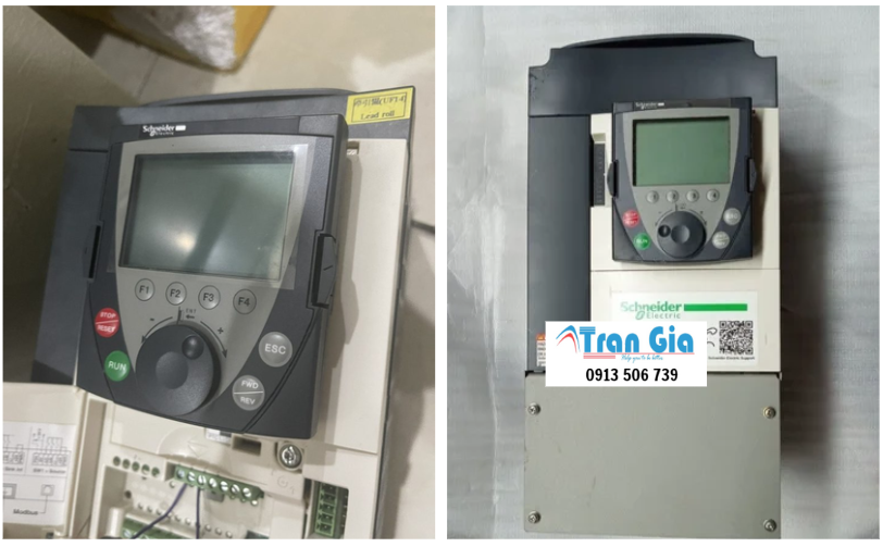 Sửa biến tần Schneider ATV212 chuyên tải nặng báo lỗi bảo hành linh kiện chính hãng