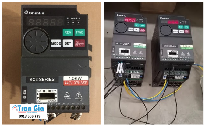 Sửa biến tần Shihlin SC3 công suất 0.4KW đến 22kw uy tín cam kết linh kiện chính hãng
