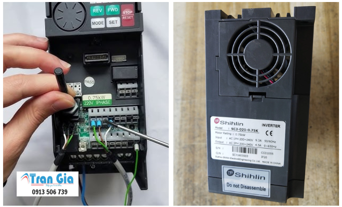 Sửa biến tần Shihlin SC3 công suất 0.4KW đến 22kw uy tín cam kết linh kiện chính hãng