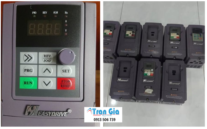 Sửa biến tần Easydrive CV3100 hư hỏng báo hành linh kiện chính hãng lên tới 6 tháng