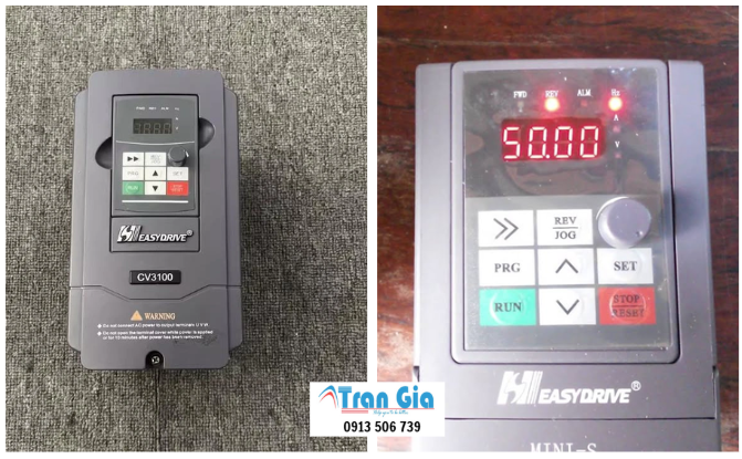 Sửa biến tần Easydrive CV3100 hư hỏng báo hành linh kiện chính hãng lên tới 6 tháng