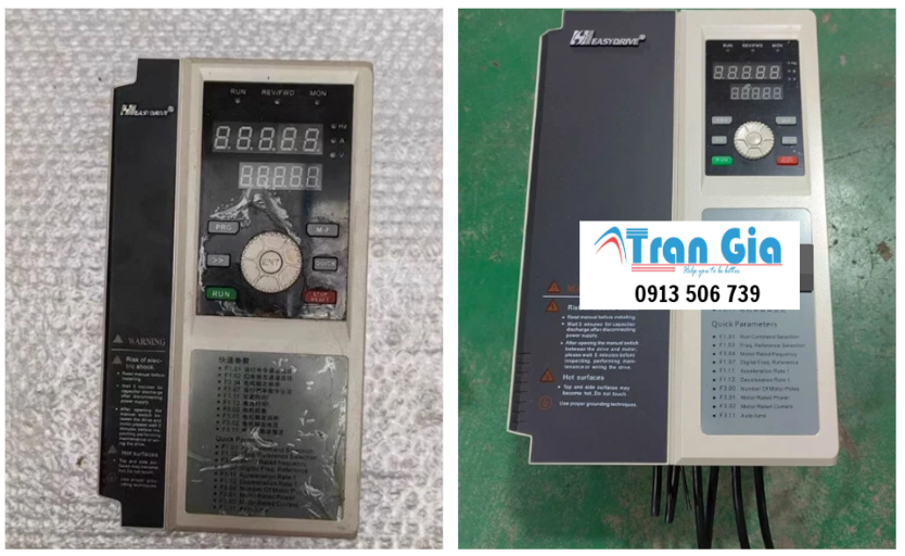 Sửa biến tần Easydriver GT200 báo lỗi và hướng dẫn cách khắc phục lỗi chi tiết