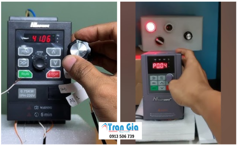 Sửa biến tần EasyDrive GT20 báo lỗi xử lý lỗi nhanh chóng bảo hành 3-6 tháng