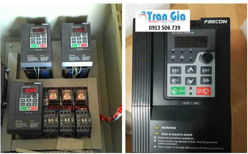 Sửa biến tần Frecon FR100 báo lỗi và hướng dẫn chi tiết cách sửa lỗi
