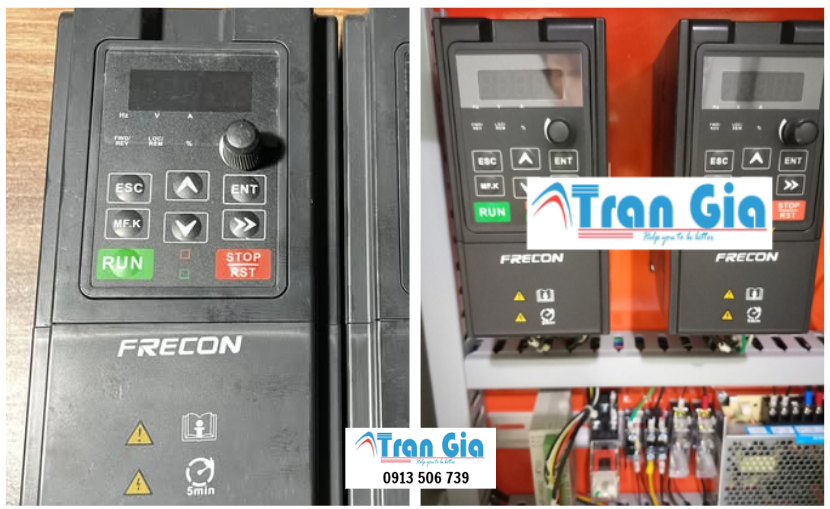 Dịch vụ sửa biến tần FRECON FR150A báo lỗi linh kiện chính hãng