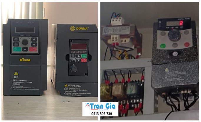 Sửa chữa biến tần DORNA dòng DLF1 báo lỗi và hướng dẫn khắc phục lỗi biến tần Dorna