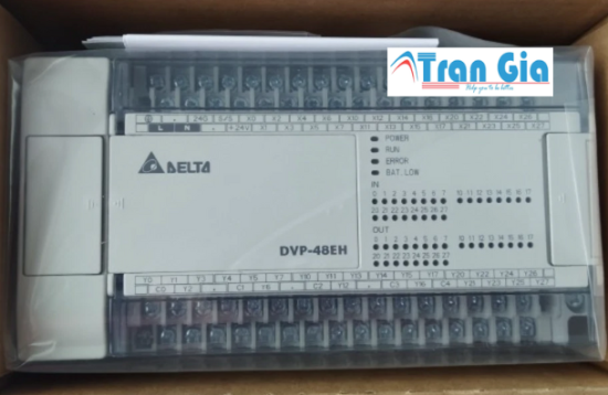 Bộ lập trình PLC Delta DVP48EH00T3 24 In/24 Out