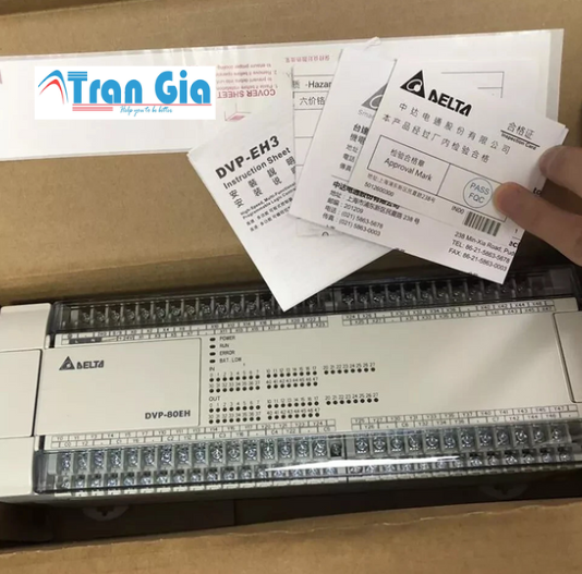 Bộ lập trình PLC Delta DVP80EH00T2 40 In/40 Out