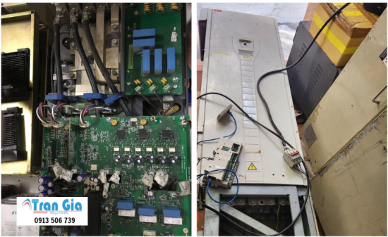 Sửa biến tần ABB ACS550 báo lỗi với kinh nghiệm lâu năm trong nghề