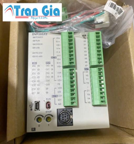 Bộ lập trình PLC Delta DVP20SX211R 8 In/6 Out Relay 24VDC & Gía tốt