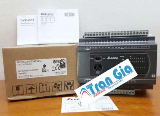 Bộ lập trình PLC Delta DVP24ES200T 12 In/12 Out Transistor 220VAC & Gía tốt