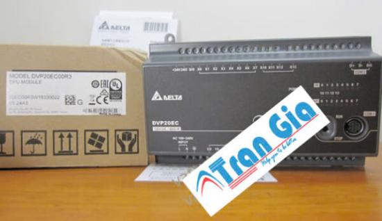 Bộ lập trình PLC Delta DVP20EC00R3 12 In/8 Out Relay 220VAC & Gía tốt