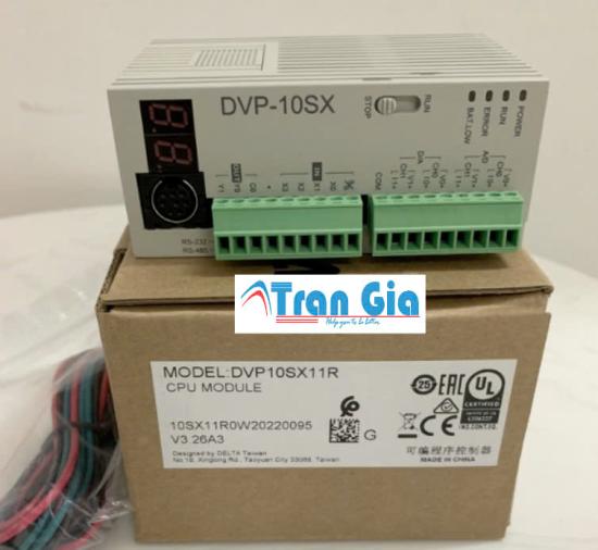 Bộ lập trình PLC Delta DVP10SX11T 4 In/2 Out Transistor 24VDC & Gía tốt