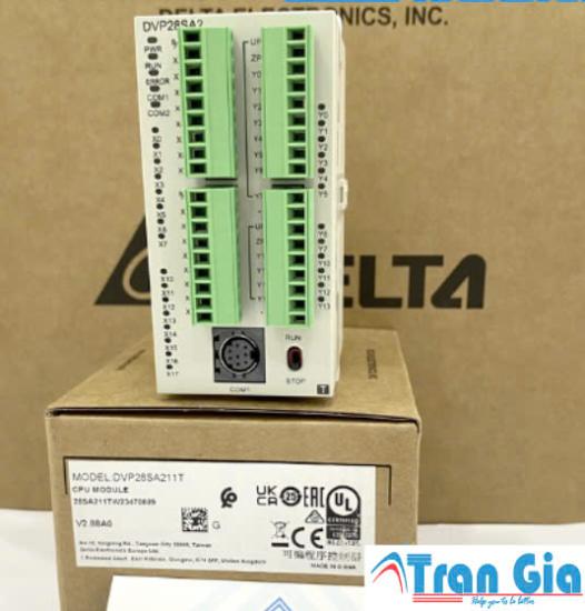Bộ lập trình PLC Delta DVP28SA211T 16 In/12 Out Transistor 24VDC & Gía tốt