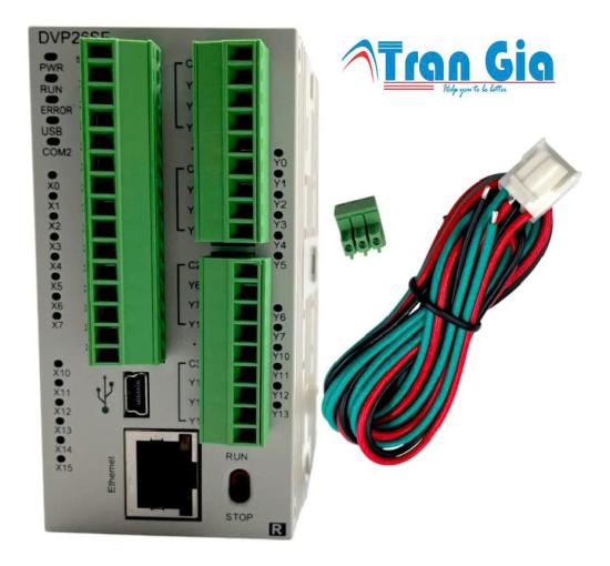Bộ lập trình PLC Delta DVP26SE11T 14 In/12 Out Transistor 24VDC & Gía tốt