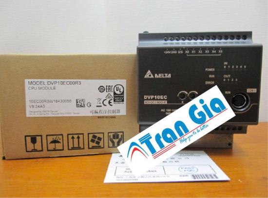 Bộ lập trình PLC Delta DVP10EC00R3 6 In/4 Out Relay 220VAC & Gía tốt