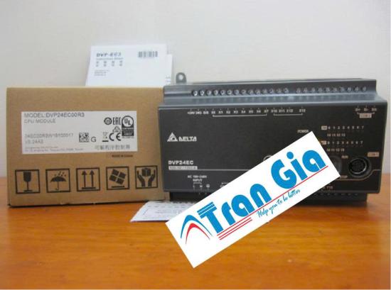 Bộ lập trình PLC Delta DVP24EC00R3 12 In/12 Out Relay 220VAC & Gái tốt
