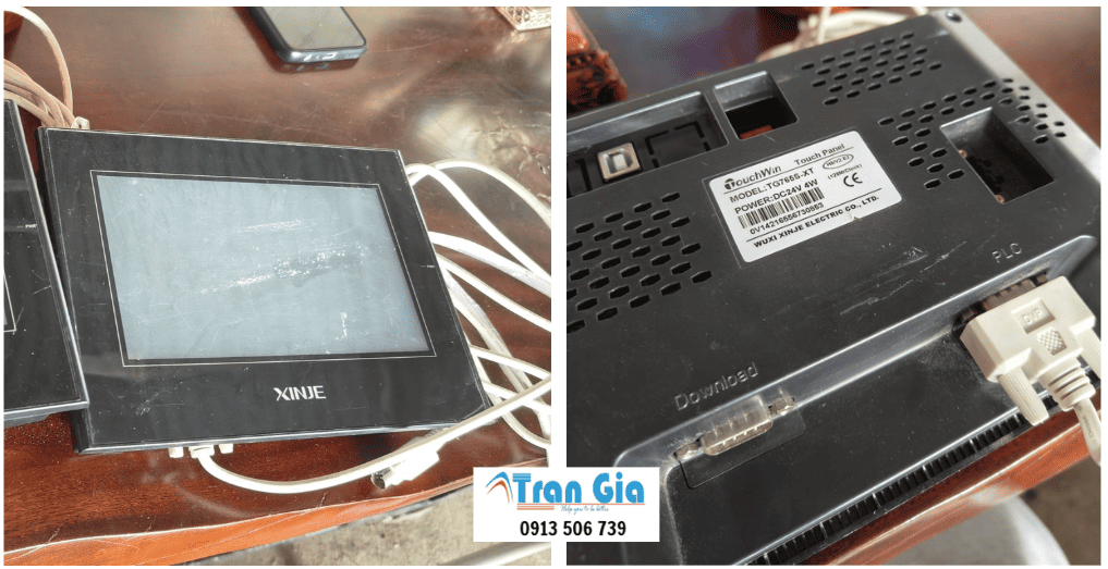 Sửa Màn Hình HMI Xinje TH765-N Bị Chạm Không Ăn, Đứng Màn Hình, Không Thao Tác Được Nhanh Chóng
