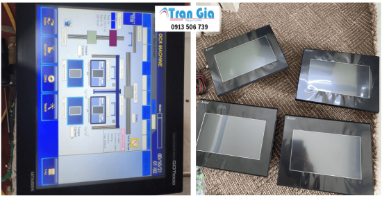 Chuyên Sửa Màn Hình MCGS TPC Bấm Không Được, LCD Sọc Dưa, Loang Màu, Nhấp Nháy Màn Hình