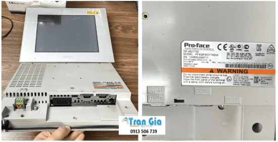 Nhận Sửa Chữa Màn Hình HMI GP2300-LG41-24V Pro-face Không Sáng, Hiển Thị Mờ, Sọc Màn Hình