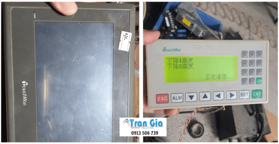 Sửa Màn Hình HMI Xinje TH765-N Bị Chạm Không Ăn, Đứng Màn Hình, Không Thao Tác Được Nhanh Chóng