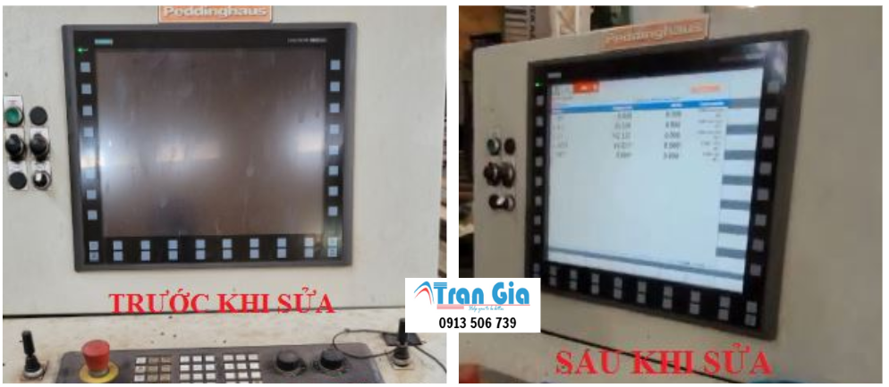 Trung tâm bảo hành và sửa màn hình HMI Siemens, sửa bo mạch, thay tấm cảm ứng chính hãng