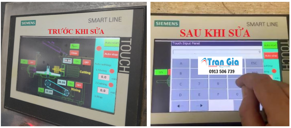 Trung tâm bảo hành và sửa màn hình HMI Siemens, sửa bo mạch, thay tấm cảm ứng chính hãng