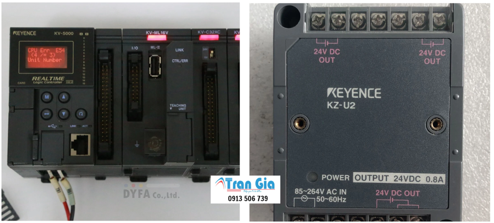 Trung tâm sửa chữa bộ điều khiển PLC Keyence, xử lý lỗi nhanh