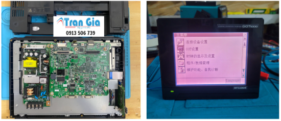 Trung tâm sửa màn hình HMI Misubishi, bảo hành và sửa chữa màn hình HMI công nghiệp
