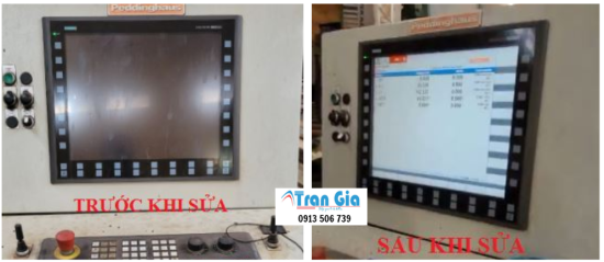 Trung tâm bảo hành và sửa màn hình HMI Siemens, sửa bo mạch, thay tấm cảm ứng chính hãng