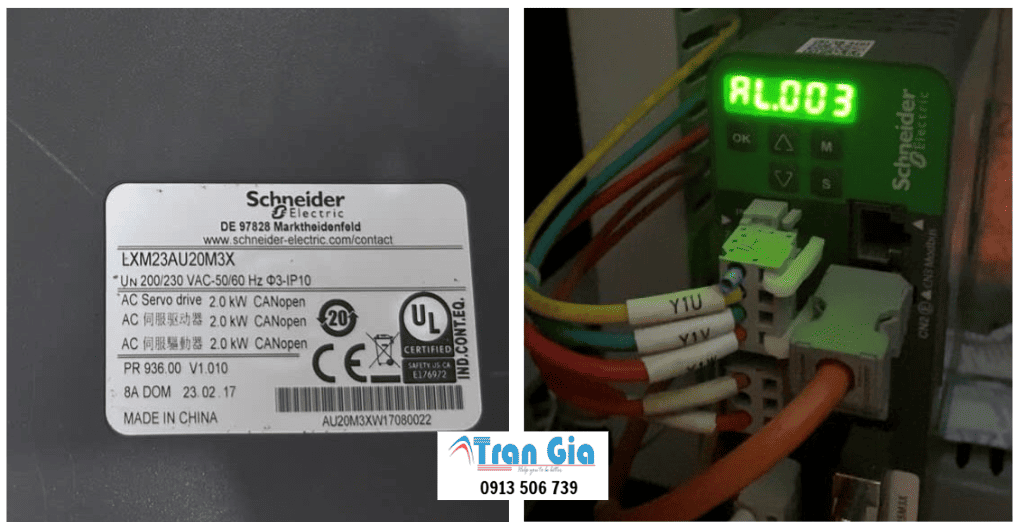 Dịch Vụ Sửa Servo Motor Schneider BERGER SER3913/4L3SM0CO Uy Tín – Phục Hồi Hoạt Động Ổn Định
