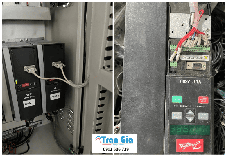 Chuyên Sửa Biến Tần Danfoss VLT FC51 Bị Mất Nguồn
