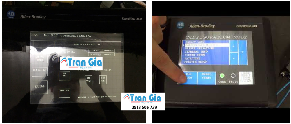 Chuyên sửa màn hình HMI Allen Bradley Panelview toàn quốc cam kết mau hết lỗi uy tín