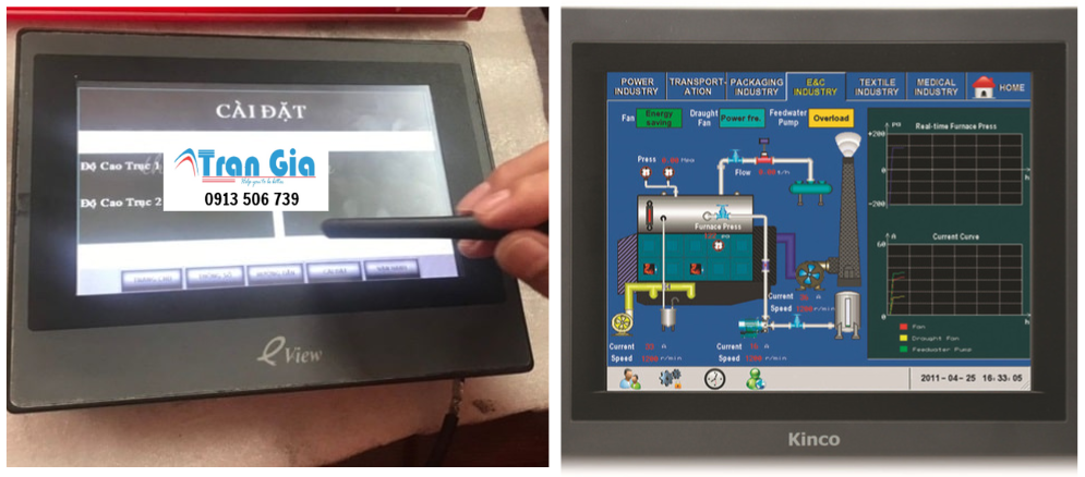 Trung tâm thay cảm ứng màn hình HMI Kinco, Chuyên sửa bo cảm ứng màn hình HMI Kinco bảo hành 3-6 tháng